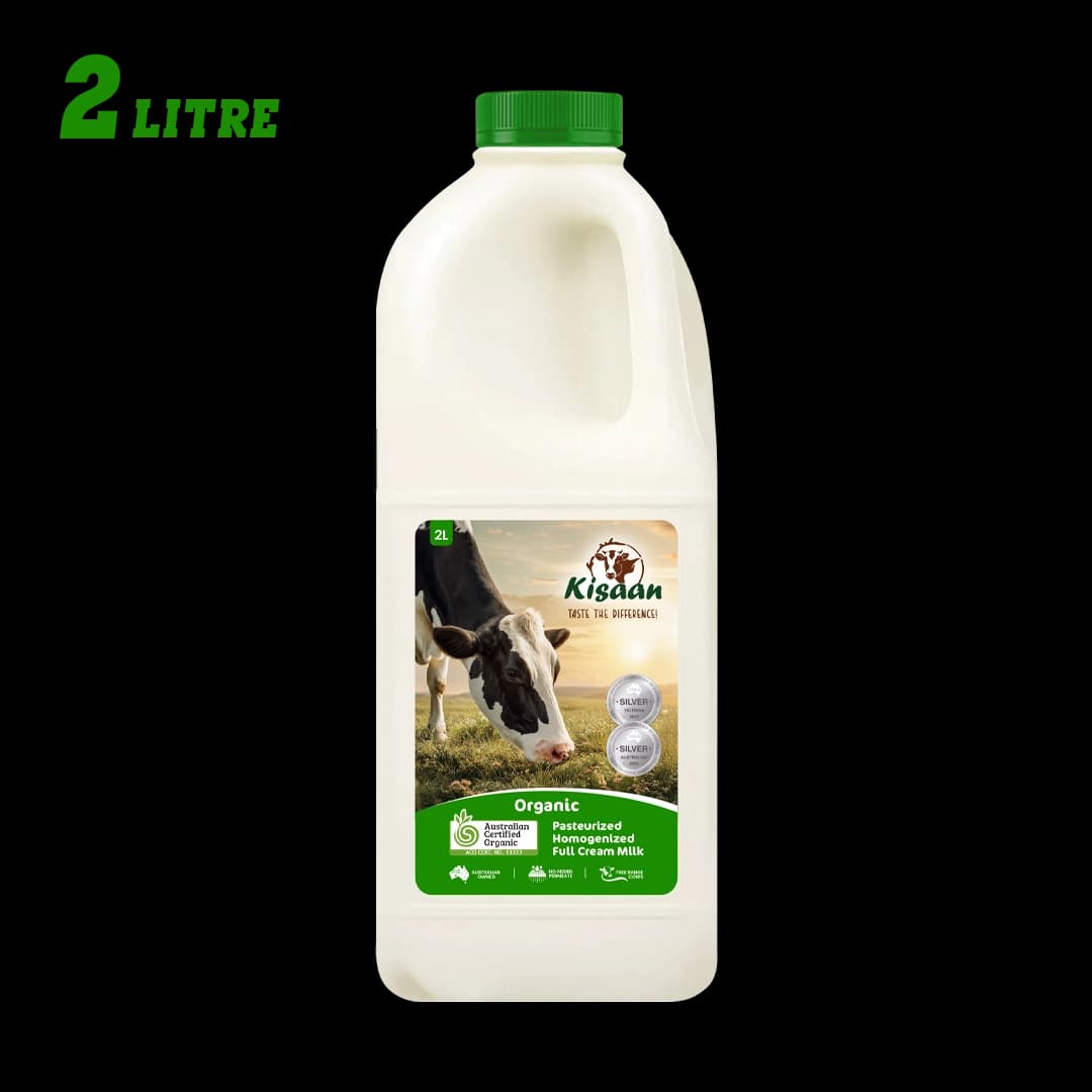 Pasteurized Homogenized Organic Milk - 2L Bottle - 1
